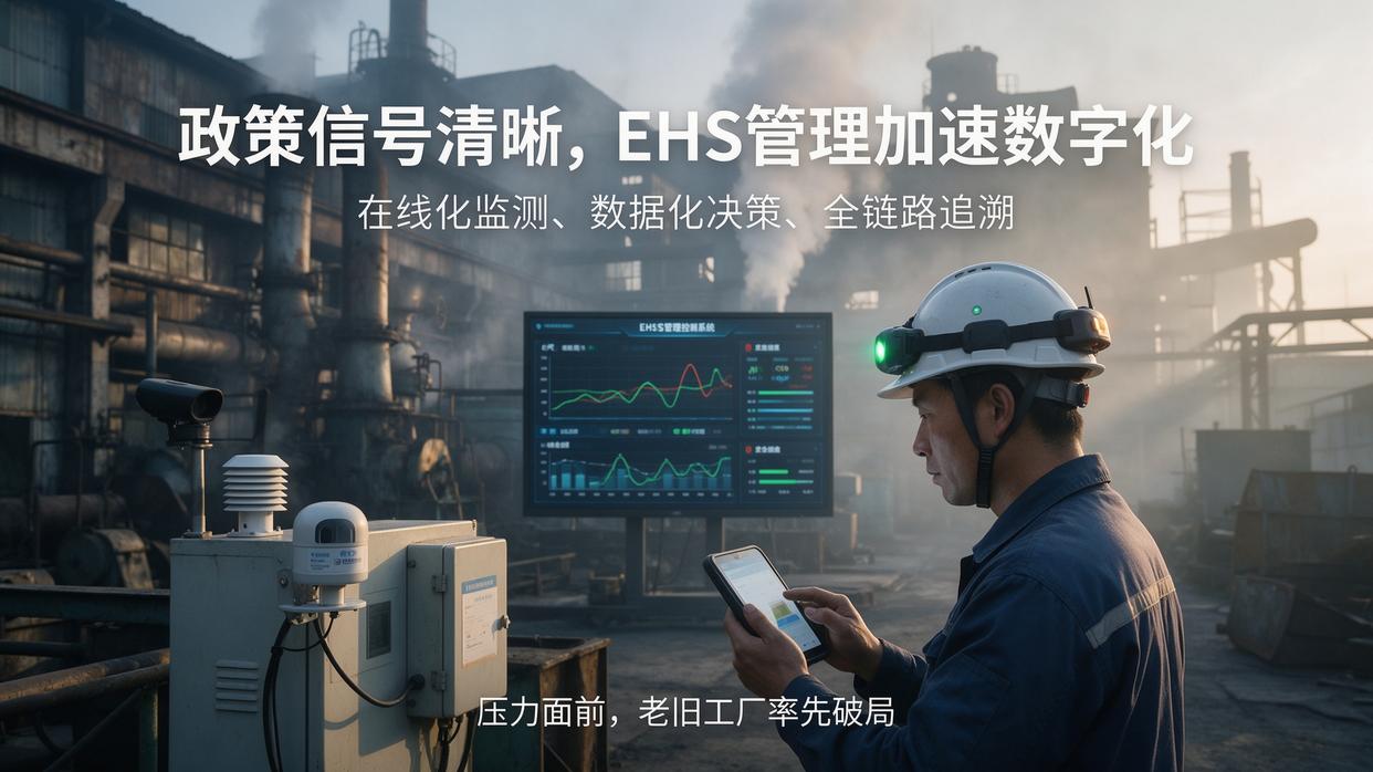 工厂的安全账，不能靠“运气”和“经验”来还—EHS在线监测的答卷